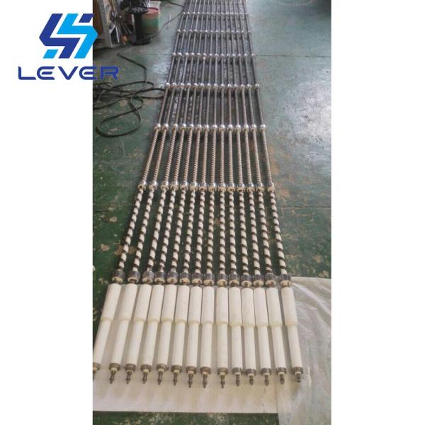 Heating coils inside the heating furnace of Glass Tempering furnace silicone heating element