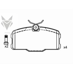 Quality Auto Brake Pads MERCEDES BENZ S-Class Coupe SL 000 420 46 20 Car Brakes Accessories for sale