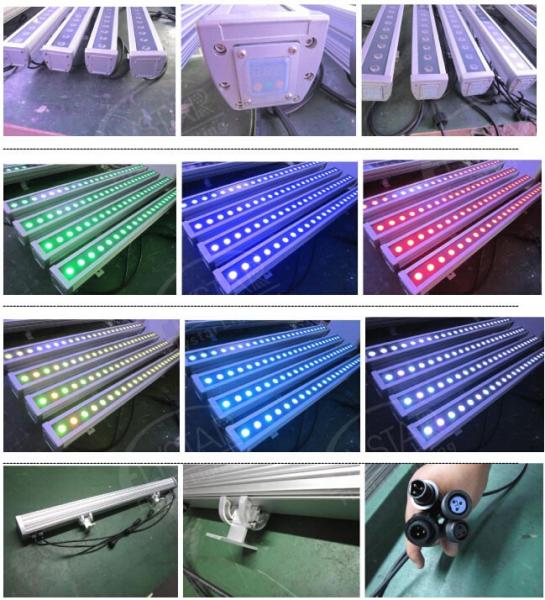 outdoor waterproof IP65 24pcs 4in1 RGBW LED wall washer light
