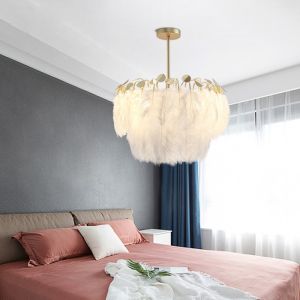 Hardware Wrought Iron Ostrich Pendant Lights Modern Nordic Luxury