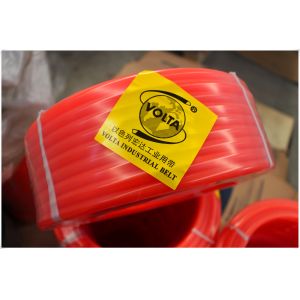 Polyurethane Round Belt 0.3kg-31.3kg Tensile Rough Surface