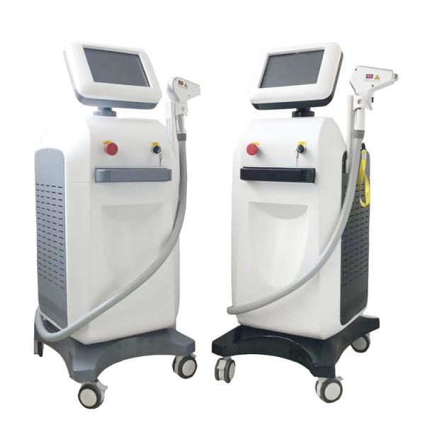 Buy new design 808nm diode laser machine permenat hair removal with painless hair removal for besuty salon at wholesale prices