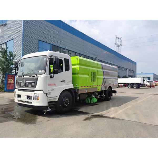 Pure Electric Road Sweeper With High-pressure Water Flushing Function for Airport Road Cleaning
