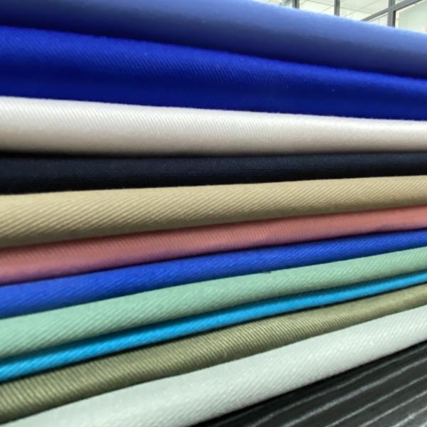 Medium Weight Plain Dyed 80 Polyester 20 Cotton Print Fabric for Workwear Jacket Bag