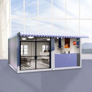 Mobile Luxury Container House , 20ft Detachable Prefab Container House