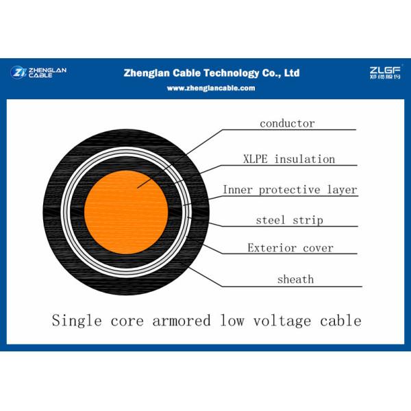Buy Nominal Section：1*50~1*1000mm² 1 Core Al/CU XLPE Insulated, Steel Tape Armoured, PVC Sheathed Power Cable(NA2XBY/NAYBY) at wholesale prices