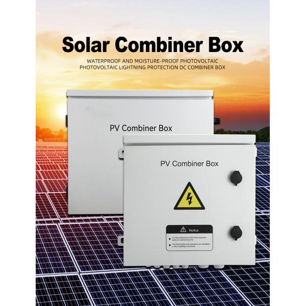 Ip65 Dc Solar PV System Stainless Steel Plastic Waterproof Electric Combiner Box