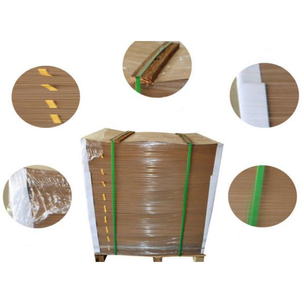 50 * 70cm 350G 400G Brown Kraft Paper Sheets 100% Virgin Wood Pulp Material