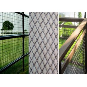 2.5m Galvanized Crimped Wire Mesh Park Safety Fence Use
