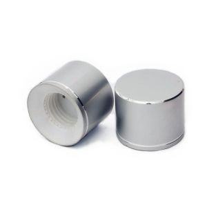 Plastic Custom Cosmetic Lotion Bottle Cap / Cylinder 28mm Screw Cap