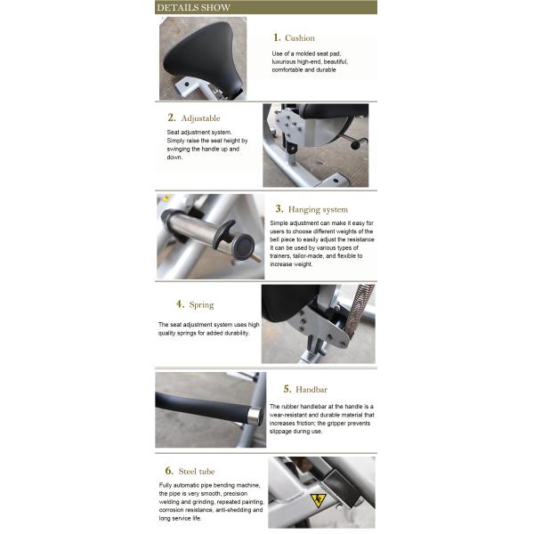 Incline Hammer Exercise Chest Press Machine / Commercial Strength Bodybuilding Gym Equipment