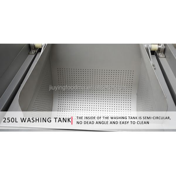 Jiuying 250L Single tank fruit and vegetable cleaning machine with full 304 stainless steel body