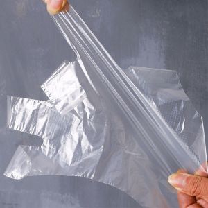 Water Oil Proof PE Material Transparent Disposable Kitchen Gloves