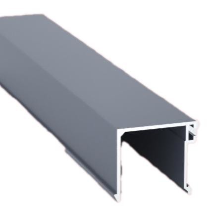 Buy 6063 Aluminium Glass Door Profile Customized Wood Grain Finish at wholesale prices