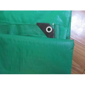 Quality green poly tarps waterproof ldpe coated canvas material for sale