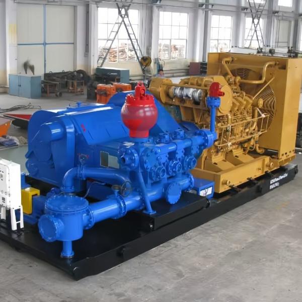 API 7K Oilfield Drilling Rig Hydraul Triplex Mud Pump Unit Systems Mud For Oil And Water Well