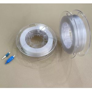 G657b3 Ftth Tac Fiber Transparent Invisible 0.9mm Nylon / Pvc