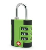 Quality TSA 3digit TSA travel bag lock plastic for sale