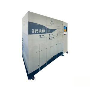 Self-Service Laundry Machine with 15 Lockers Card Reader Payment and Cloud-Based