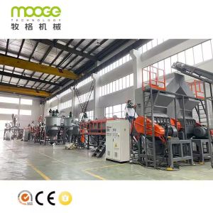 Mooge Tech Designed Stainless Steel Pet Bottle Plastic Recycling Washing Plant