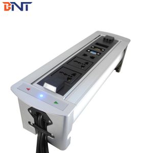 General popular revotable motorized overturn modular table power socket