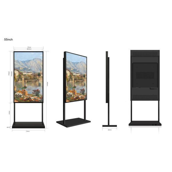 55" FHD 3000nits Sunlight Readable Industrial Grade Retail Window LCD Display