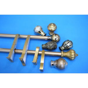 Modern Galvanized Curtain Rods Adjustable 7.2 Metre 0.35mm