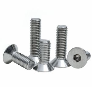 Customizable DIN ANSI Stainless Steel A2 70 A4 80 CSK Flat Head Hex Socket Bolt
