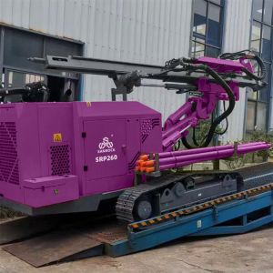 Ground Pile Driver Machine Highway Guardrail Piling Machinery Hydraulic Solar