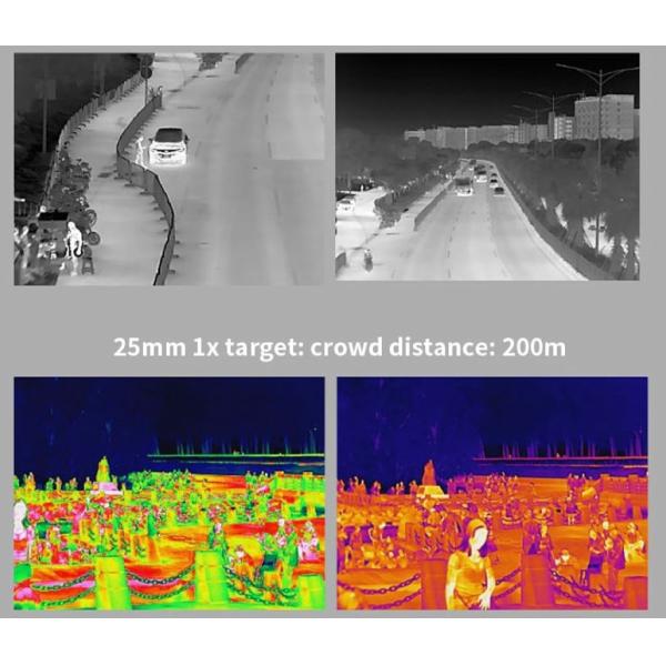 Night Vision Optic 35MM Lens Handheld Thermal Image Scope for 1800M Detection Distance