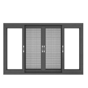 Thermal Break Aluminum Casement Window Fan for Residential Projects
