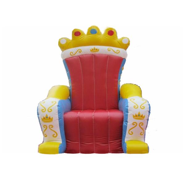 Buy Hot Selling Replicas Inflatable Advertising King Sofa , Inflatable King Chair at wholesale prices