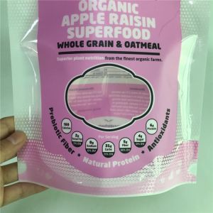 Glossy Surface Stand up Packaging Bags Customized Bags with Window for Food