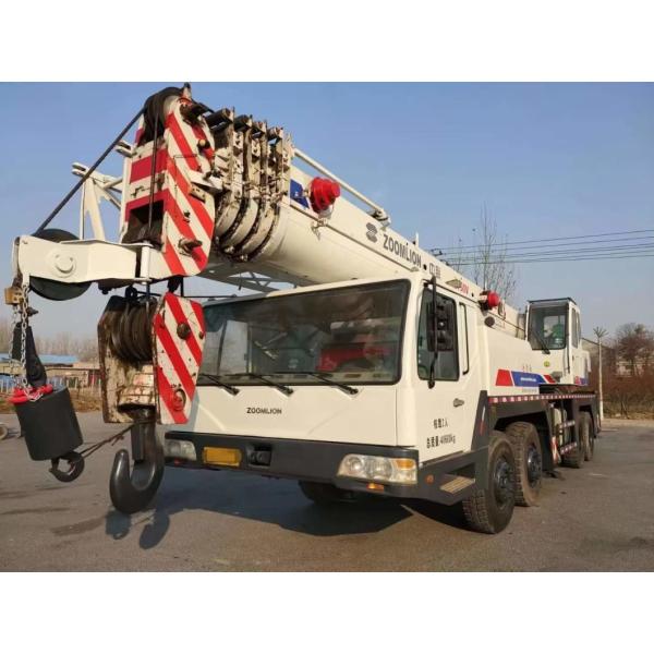 Zoomlion Mobile Crane 50ton Year 2010 Used Truck Crane White Maximum Lifting Weight 16t