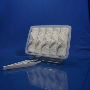 Cotton Terry Airline Satin Viscose Towel