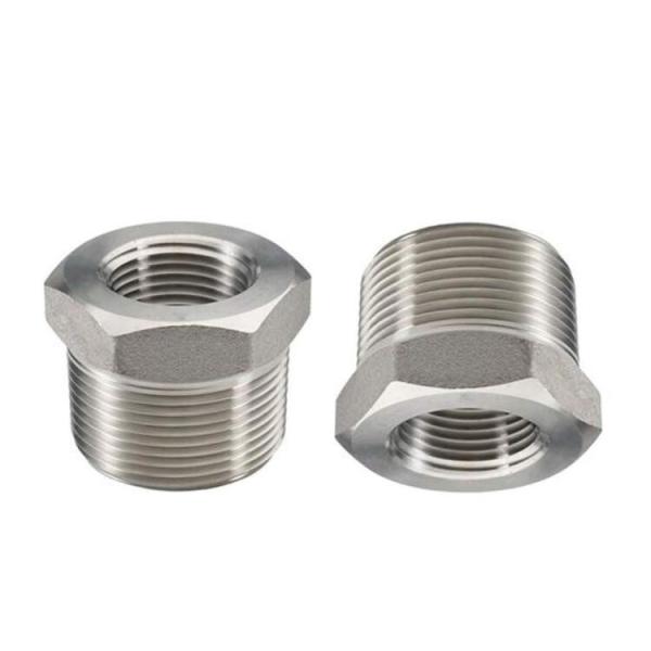 Buy 3000LB Forged High Pressure Stainless Steel 316 Threaded pipe fittings Bushing NPT Forged Fittings at wholesale prices