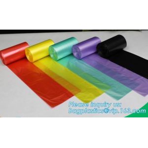 China Ultra Strong Wastebasket Liners Bags for Home Waste Bin Kitchen Bathroom Office Car,Medium Trash Bags, Black Bin Liners on sale