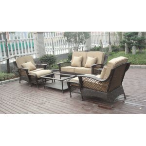 rattan sofa set