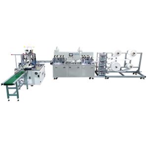 High Speed 3ply N95 Mask Making Machine 220V 20KW 130 Pcs/Min