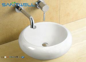 Quality Western Style Counter Top Wash Basin Antique Bathroom Ceramic Cabinet Sink 500*500*165mm for sale