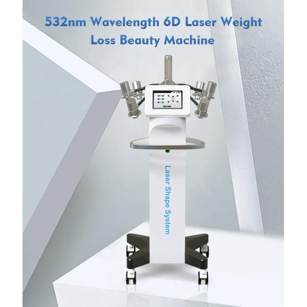 Weight Loss Beauty Machine Non Invasive 6D Laser Shape Slimming Equipment For Waist Trainer
