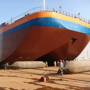 Ship Launching Natural Rubber Roller Bags Inflatable Marine Boat Airbag