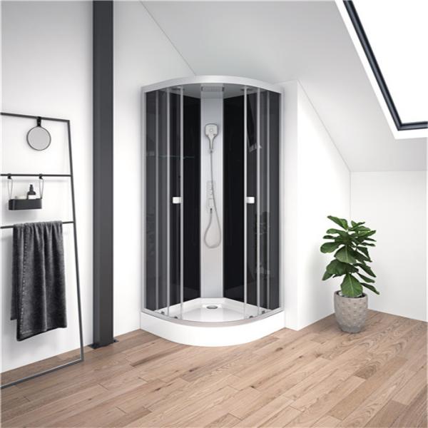 Free Standing Quadrant Shower Cubicles With Transparent Tempered Glass Fixed