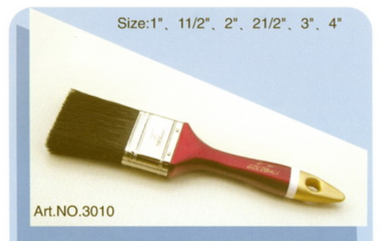 Plastic handle pure natural bristle Chinese bristle synthetic mix paint brush No.3010