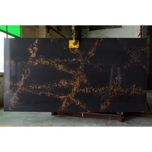 30MM Thick and Solid Calacatta Quartz Stone Building Materials