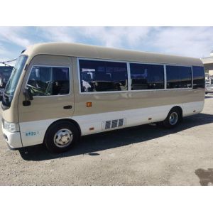 China 92L Year 2017 20 Seats Gasoline Used Toyota Coaster Bus on sale