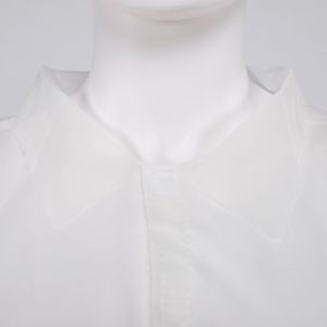 S&J OEM Wholesale Nonwoven White Medical PP Cheap Disposable Surgery Lab Coats