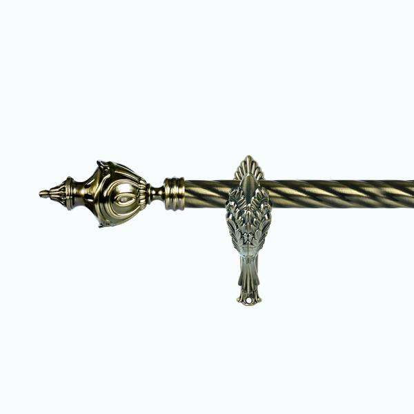Buy brass pineapple curtain finial curtain pole foshan curtain rod factory at wholesale prices