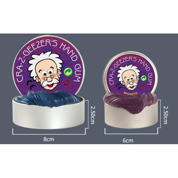 Magnetic Hand Gum Putty Slime Eco-friendly Non-toxic Playdough Plasticine Clay Kids Children DIY Toys