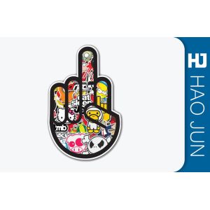Personalized Custom Adhesive Stickers Hand Shaped With Logo Printing